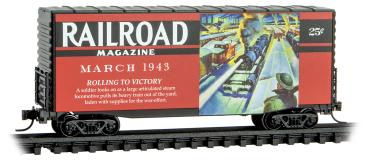 Years gone by Serie Car #1 - Railroad Magazine March 1943 “Rolling to Victory”