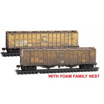 50´ Hopper - CSX/ex-Chessie, 2-tlg., gealtert