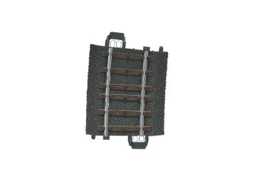 gebogenes Gleis  R 2 = 437,5 mm, 5,7°