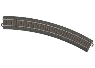 gebogenes Gleis R3=515mm, 30°