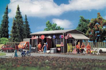 Straßenschilder-Depot