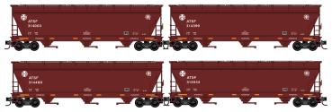 100tons Hoppers - Atchison, Topeka & Santa Fe