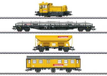 Zugpackung "Bahnbau Gruppe" mit Köf III, DB Bahnbau Gruppe, 4-tlg., Ep.VI