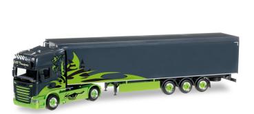 Scania R Schubboden-Sattelzug "Poison Arrow / B&R Transporte"