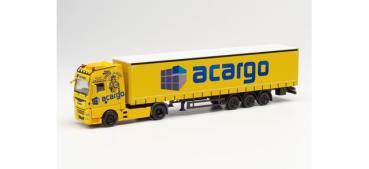 MAN TGX XXL Gardinenplanen-Sattelzug „Acargo“