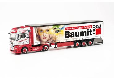 MAN TGX GX Gardinenplanen-Sattelzug "TLP / Baumit"