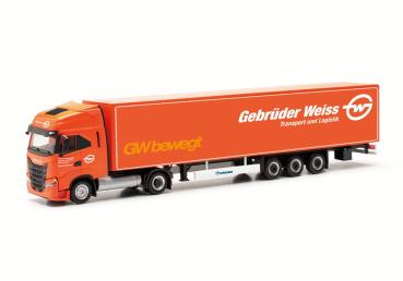 Iveco S-Way LNG Koffer-Sattelzug 15m "Gebrüder Weiss"