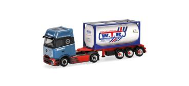 Mercedes-Benz Actros L ProCabin Gigaspace 20ft Tankcontainer-Sattelzug "Bermes"