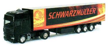 DAF XF 95 Eurokoffer-Sattelzug "Schwarzmüller"