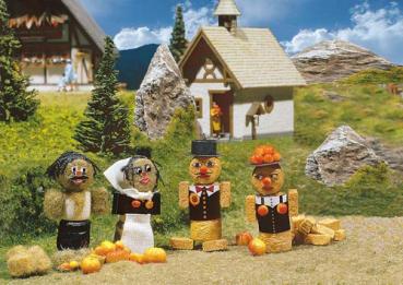 Strohballen-Figuren