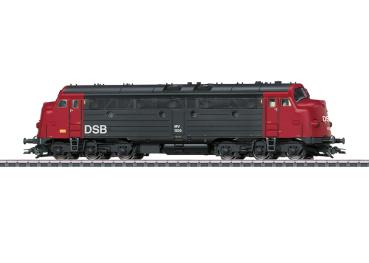 Diesellok Reihe MV, schwarz/rot, DSB, Ep.IV