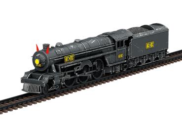 Schlepptender-Dampflokomotive "AC/DC Word Tour Black Ice"