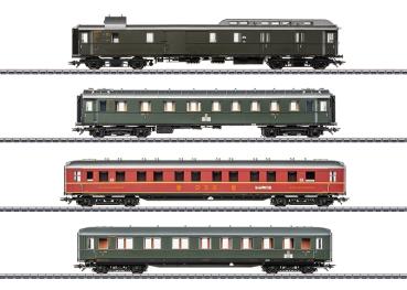 Schnellzugwagen-Set 1 zum D 74, SBB/DB/DSG, 4-tlg., Ep.III