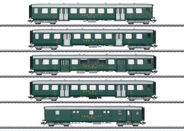 Leichtstahlwagen-Set zur Ae 3/6 I, SBB, 5-tlg., Ep.III