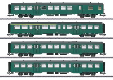 Personenwagen-Set Typ M2, SNCB/NMBS, 4-tlg., Ep.III