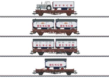 Güterwagen-Set "Zirkus Busch", DR, 4-tlg., Ep.IV