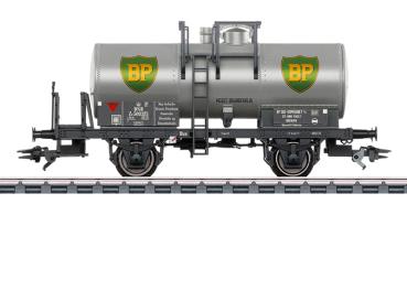 Kesselwagen "BP" mit Bremserbühne, ohne Bremserhaus, DSB, Ep.IIII