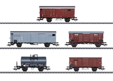 Güterwagen-Set zur Ae 6/8, BLS, 5-tlg., Ep.III