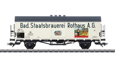 Bierkühlwagen Tnoms 35 "Badischen Staatsbrauerei Rothaus A. G.", DB, Ep.III