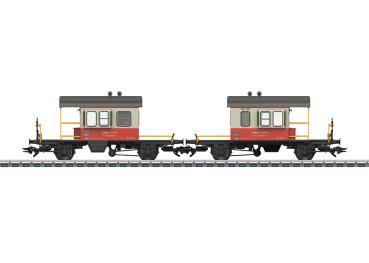 Kuppelwagen-Set "Sputnik - Swiss Express", kieselgrau/blutorange, SBB/CFF/FFS, 2-tlg., Ep,IV
