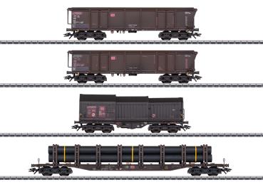 Güterwagen-Set, DB-AG, 4-tlg., Ep.V