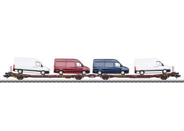 Flachwagen-Paar Laads 800B, Transwaggon GmbH, Ep.VI