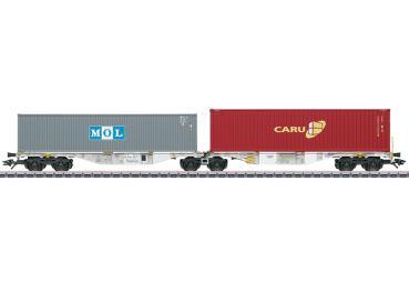 Doppel-Containertragwagen Sggrss 80, AAE Railease S.ár.l, Ep.VI