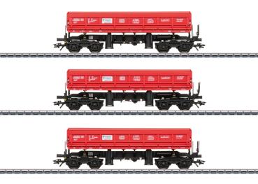 Seitenkippwagen-Set Fas, DB Schenker Rail Polska S.A., 3-tlg., Ep.VI