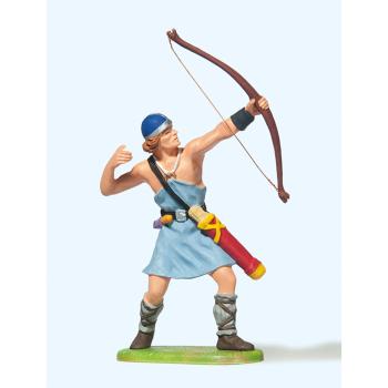 Bogenschütze, Pfeil nach oben schießend