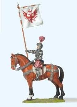 Preiser 52353 - Herold zu Pferd, mit Banner