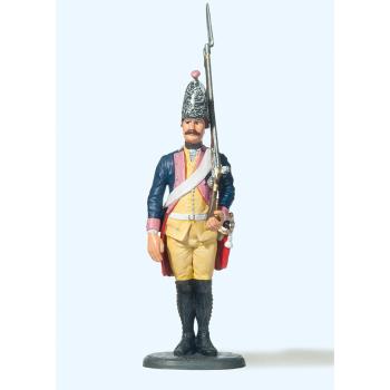 Preiser 54122 - Grenadier, stehend mit geschultertem Gewehr, 7. Infantrie-Regiment