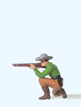 Preiser 54801 - Cowboy kniend, mit Gewehr
