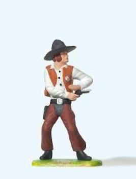 Preiser 54805 - Cowboy stehend, mit Revolver