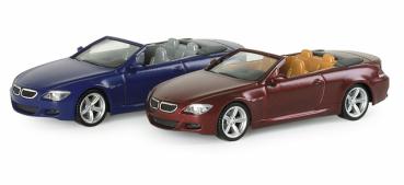 BMW M6 Cabrio, blau