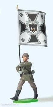 Preiser 56052 - Soldat im Marsch mit Regimentsfahne