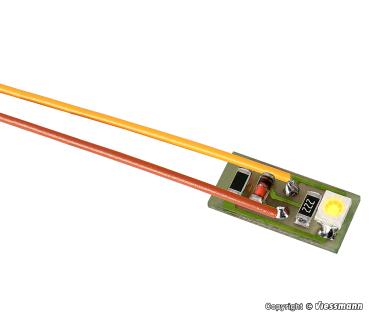 Hausbeleuchtung mit 1 LED gelb, 10 Stück