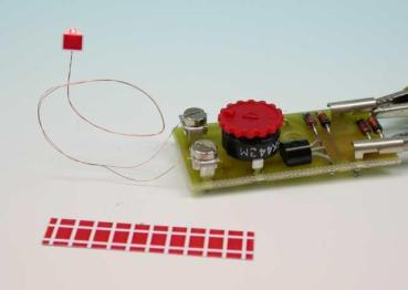 Schutzhaltsignal beleuchtet, Fertigmodell