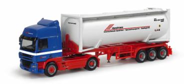 DAF CF 30ft. Drucksilo-Sattelzug "Riwatrans"