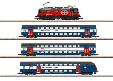 Zugpackung Züricher S-Bahn mit Re 420, SBB, 4-tlg., Ep.VI