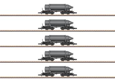 Carbid-Flaschenwagen-Set, DB, 5-tlg., Ep.IV