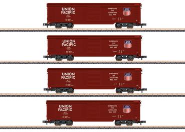 US-Güterwagen-Set, Union Pacific, 4-tlg., Ep.III