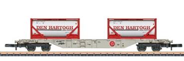Containertragwagen Sgns 691, 2x Tank-Container "Den Hartogh", Eip.VI