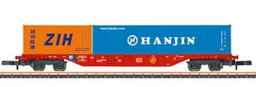 Containertragwagen Sgns 691, 1x 20ft. Container "ZIH" + 1x 40ft. Container "HANJIN", Ep.VI