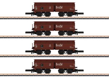 Selbstentladewagen-Set Typ OOtz 44, DB, 4-tlg., Ep.III