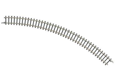 gebogenes Gleis, R=195mm, 45°