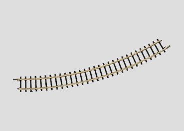 gebogenes Gleis, R=220mm, 30°