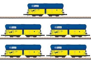 Selbstentladewagen-Set, PKP, 5-tlg., Ep.VI