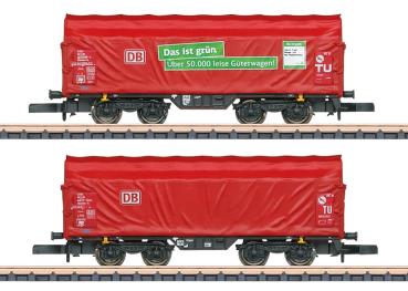 Schiebeplanenwagen-Set, DB-Cargo, 2-tlg., Ep.VI