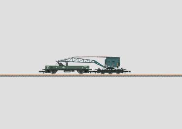 Kranwagen-Set grün/grau, DB, 2-tlg., Ep.III