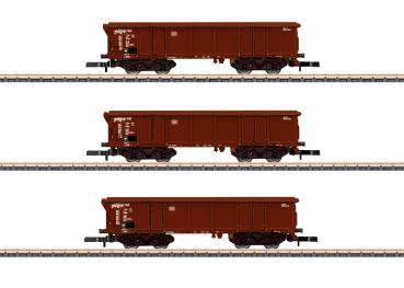 Rolldachwagen-Set Tams 886, DB, 3-tlg., Ep.IV